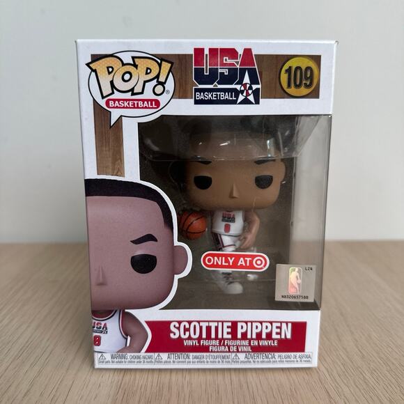 Scottie Pippen Team USA Dream Team Funko Pop 109 - NEW - Picture 1 of 4
